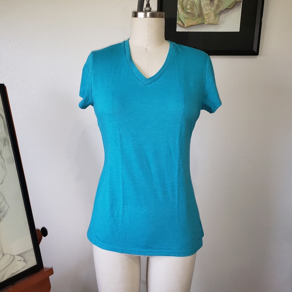CHAMPION loose cut yoga shirt EUC